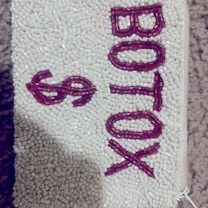 Beaded Botox $ keychain. New! Nwot